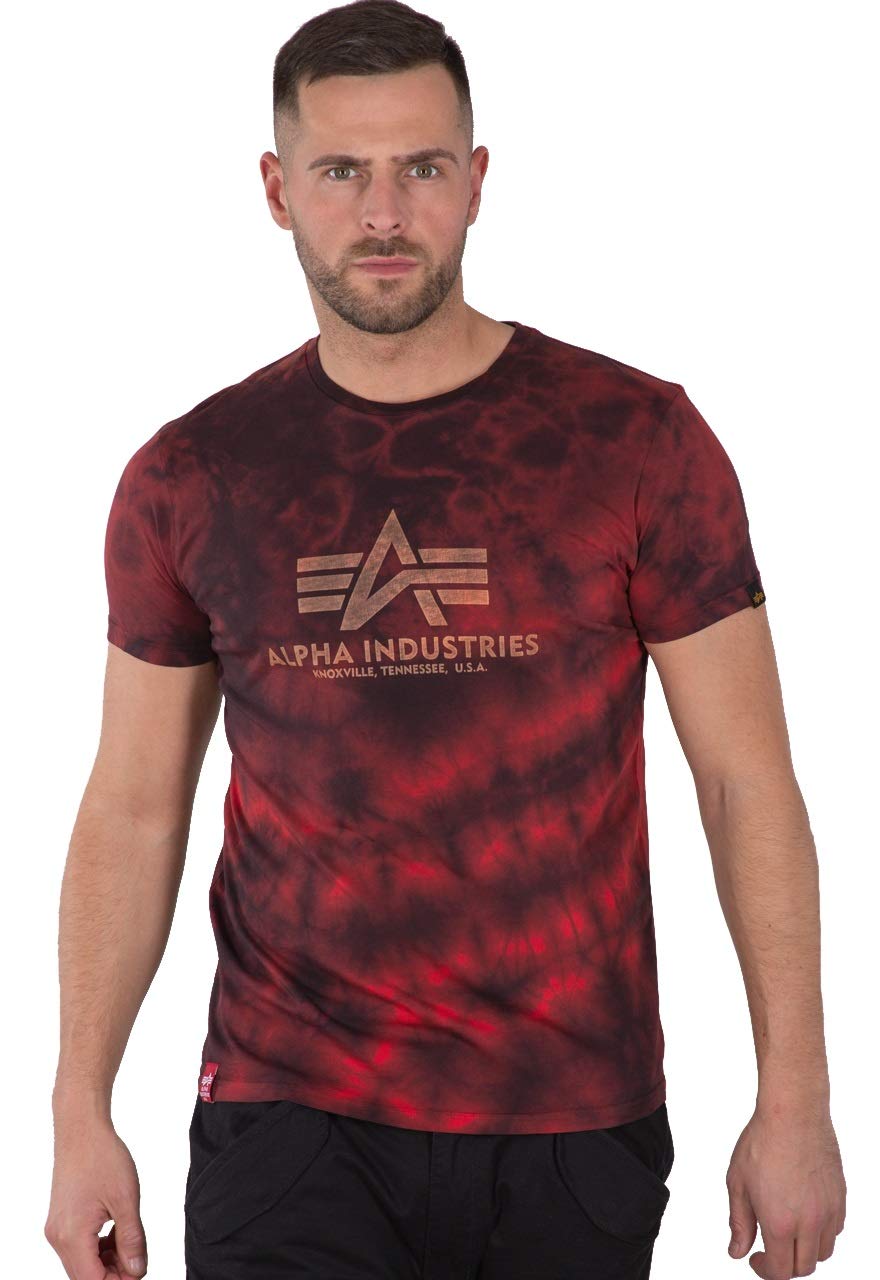 Alpha Industries Podkoszulek dla mężczyzn Podstawowe T Batik
