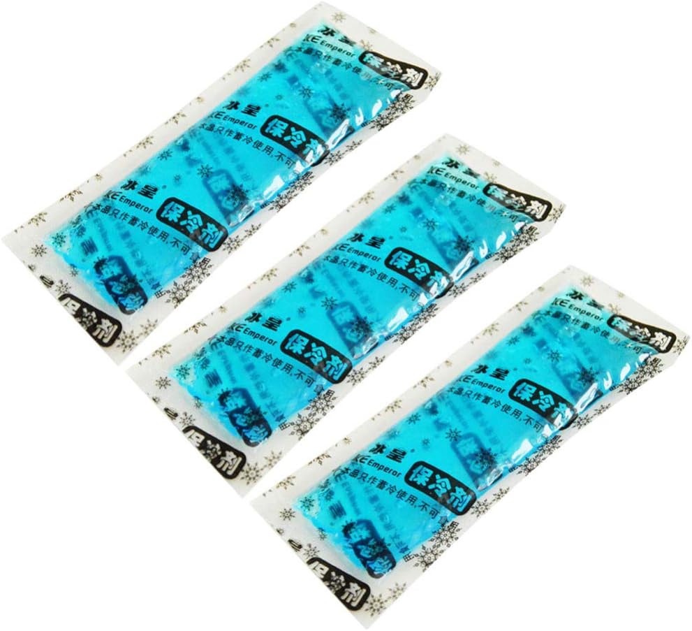 SUPVOX 3 Pcs Small Ice Pack Portable Reusable Insulin Cold Packs