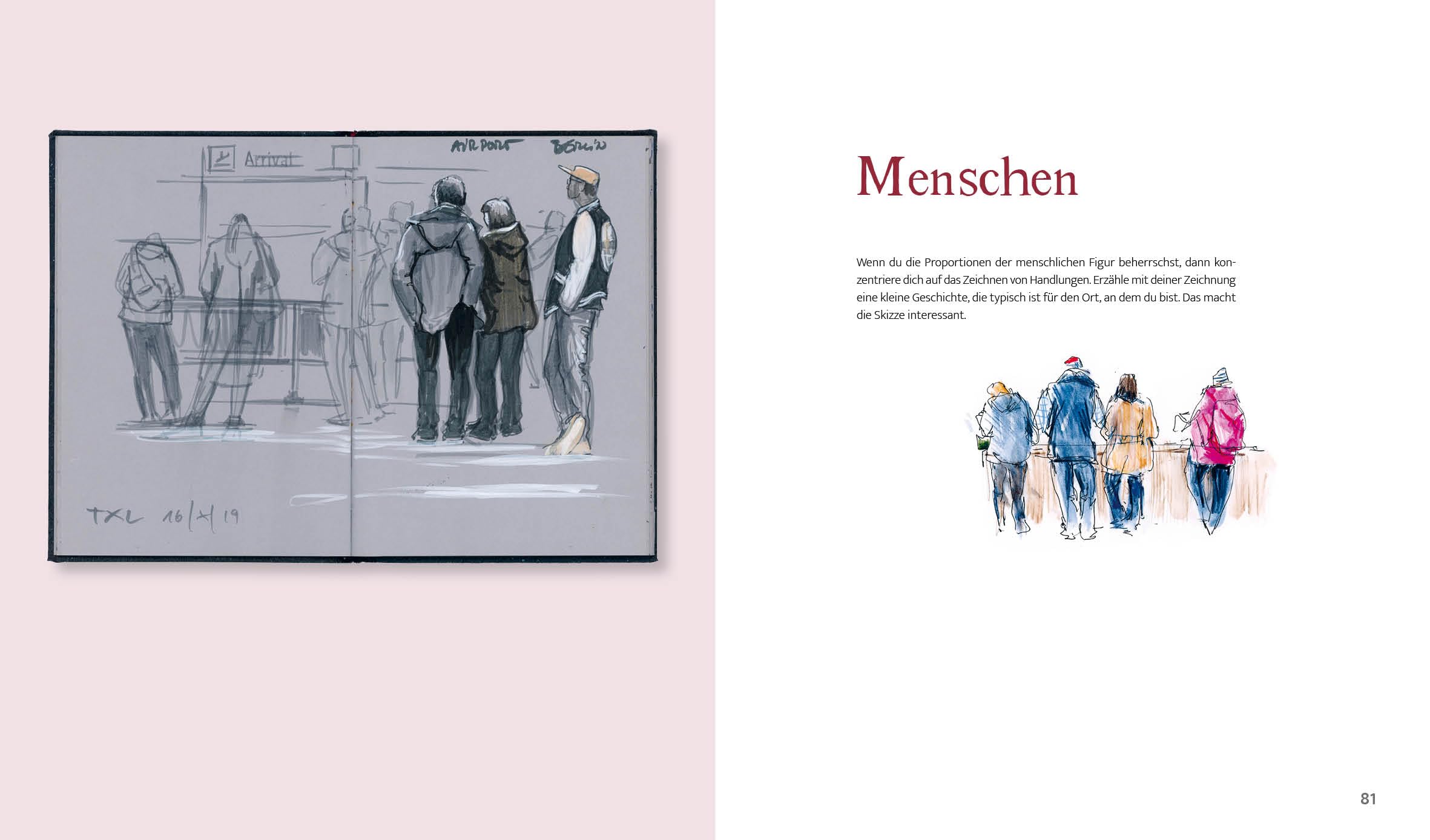 Zeichnen mit Jens Hübner - Entschleunigen durch Zeichnen: Wie aus Mohrrüben Menschen werden und andere Tricks zum Skizzieren unterwegs | Extra: Sketchen mit Finelinern