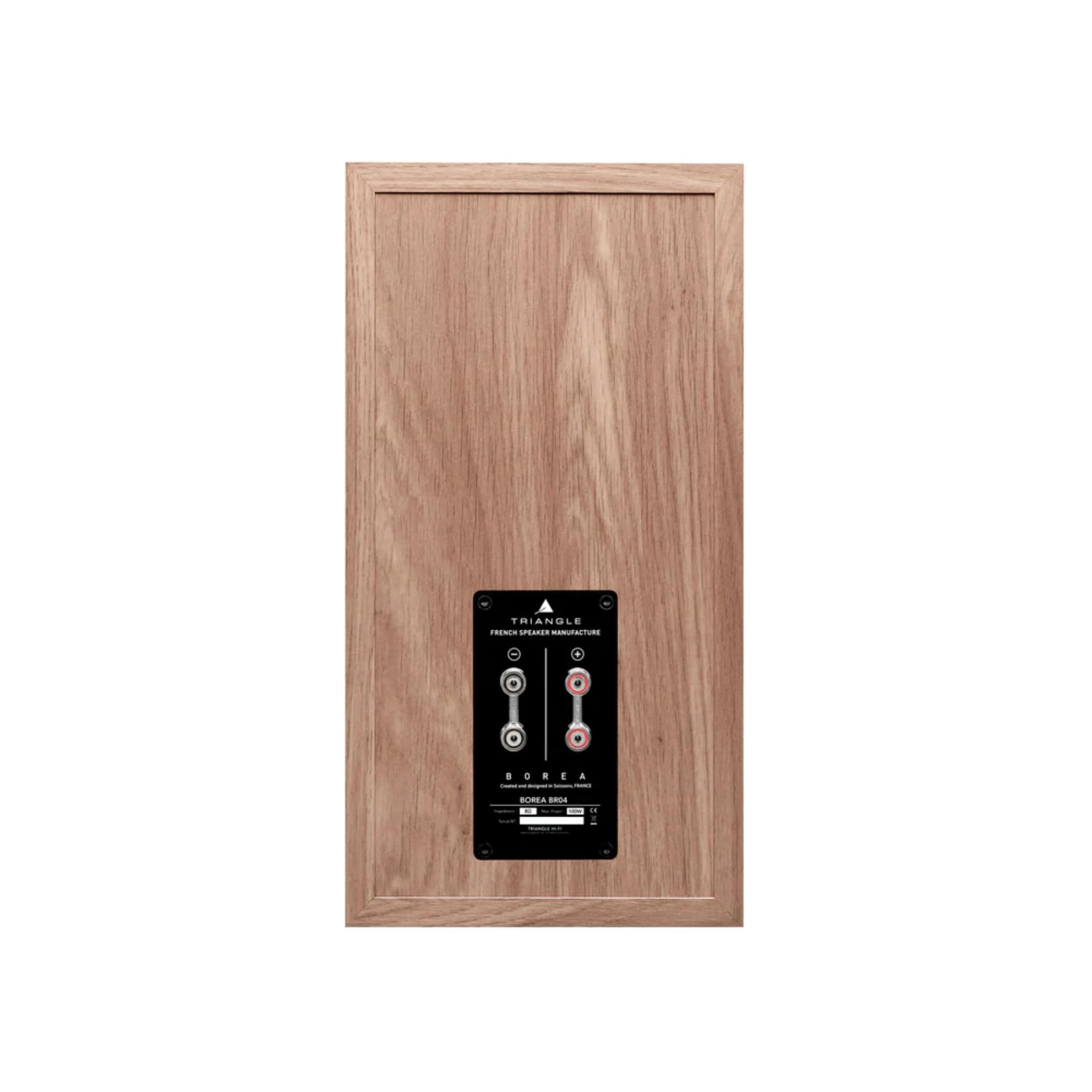 Triangle - Enceinte Bibliothèque Hi-FI BOREA BR04 - Puissance Admissible 110W - Rendement 90 DB/W/m – Polyvalente Musique et Home-Cinéma - 206 x 380 x 314 mm - Chêne Clair (Paire)