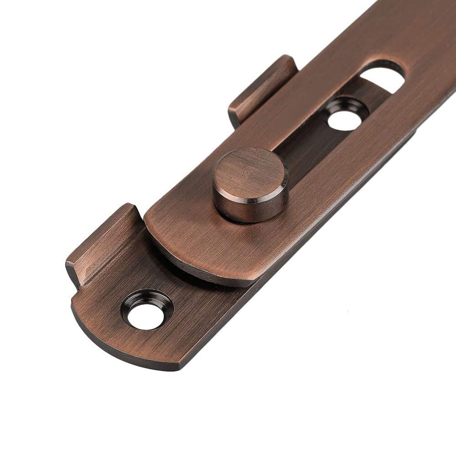 WILSEMSecurity Door Locks قفل باب النافذة المنزلق قفل الفولاذ المقاوم للصدأ Hasp Latch Lock Home Safety Searn Abour Guard Home Home Home (Color : Black+White)