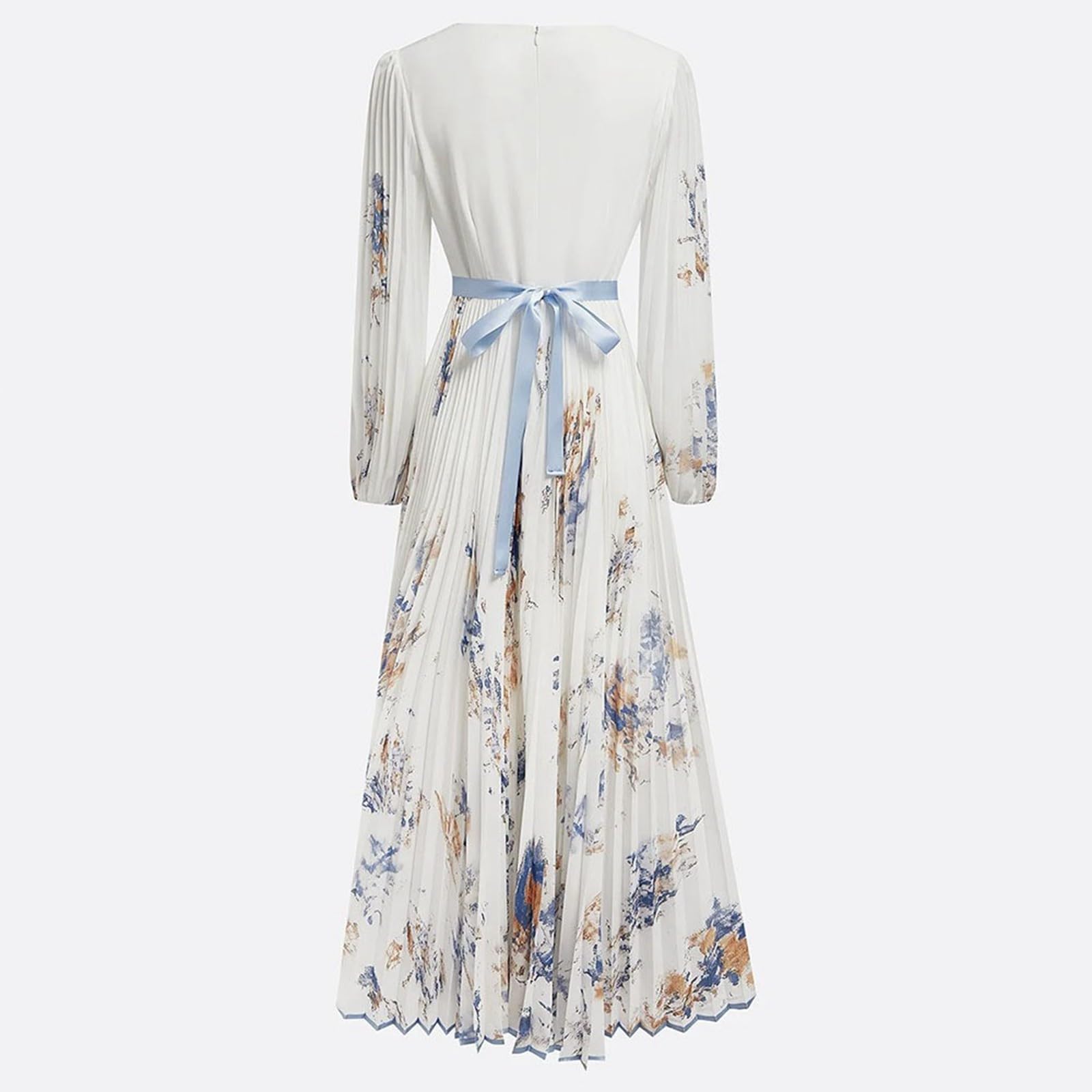 Robe de soirée élégante pour mariage, robe de cocktail trapèze pour femme, robe en mousseline de soie, col en V, robe maxi d'été taille haute, robe florale, robe de cocktail, robe d'été décontractée