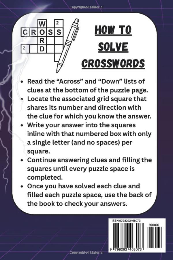 Video Game Crossword Puzzles: Crossword Puzzles with Easy to Read Print about Video Games, Computer Games, Online Gaming, eSports and more! | 6x9 ... Stimulate Your Mind, or Give as a Gift image 3