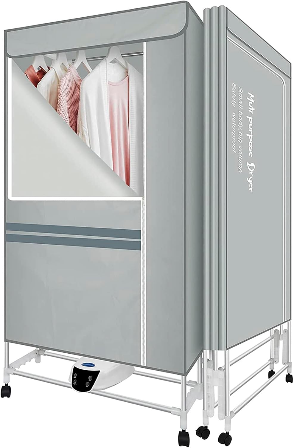 Electric Clothes Dryer with Timer, 1300W Large Capacity 2