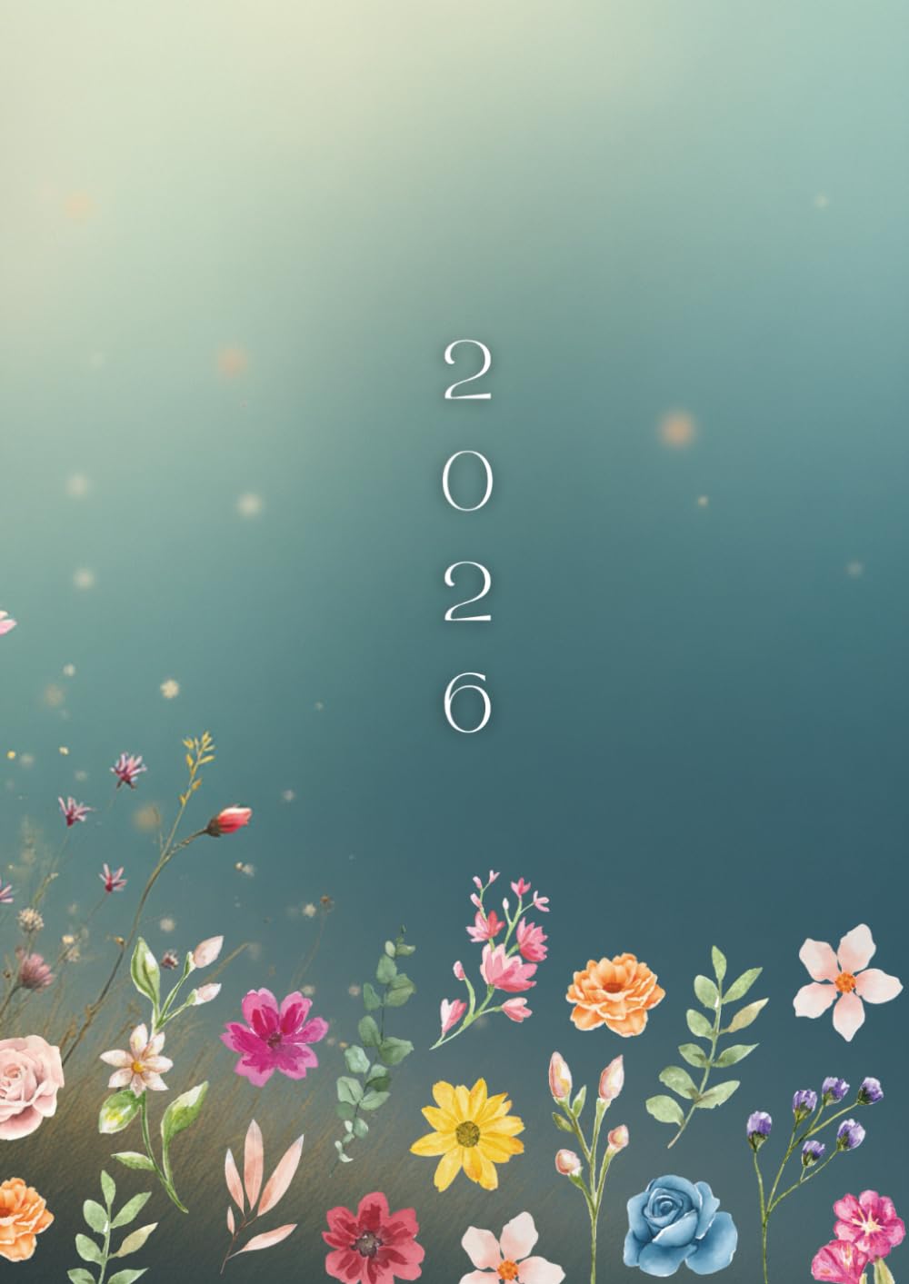 2026: A4 Kalenderbuch 1 Tag 1 Seite | Großer XXL Kalender 394 Seiten | auch Samstag und Sonntag | geeignet als Terminplaner | Tagebuch | Notizbuch | Studienplaner | Praxisplaner | Cover Blau