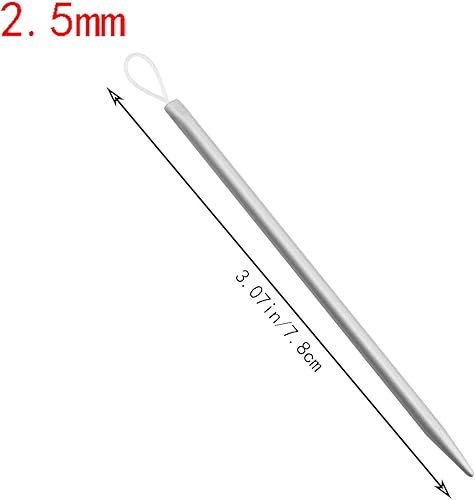 Miniatura 3 de Maxmoral - Juego de 3 agujas de hilo de nailon, hilo de lana, hilo de tejer, agujas de tejer, agujas de tejer, agujas de tejer, agujas de tejer