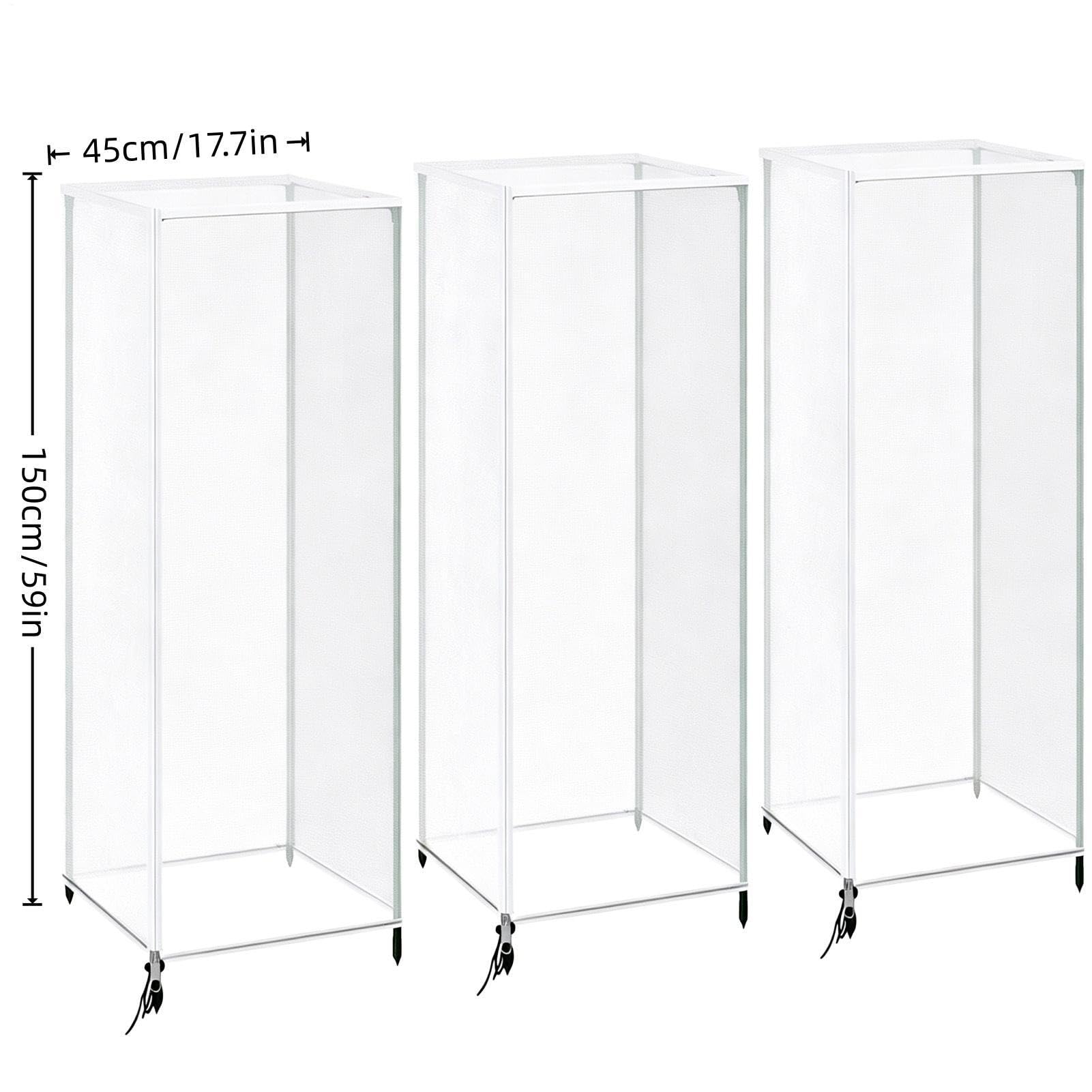 Malla Antipájaros 3 Piezas Cubierta Protectora De Nailon Ajustable Con | Malla De Jardín Para Camas Elevadas Para Jardinería Plantar Frutas Árbol Tomate Fresa Arándano
