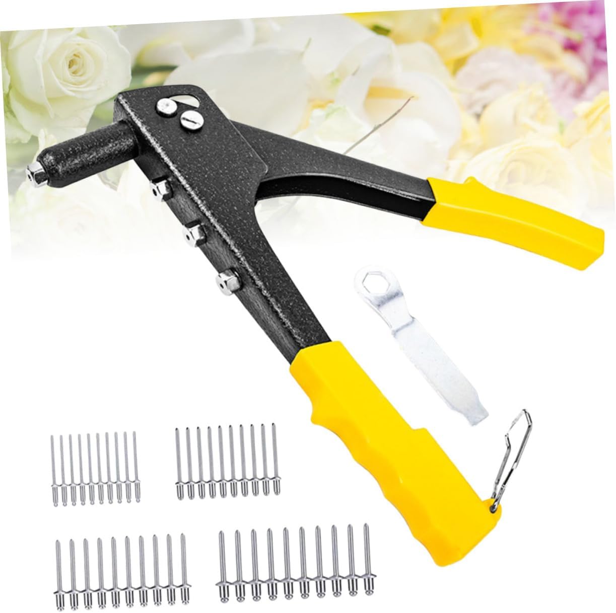 1set Professional Rivet Setter Gun Single Handle Rivet Pulling Tool for Material Easy to Use