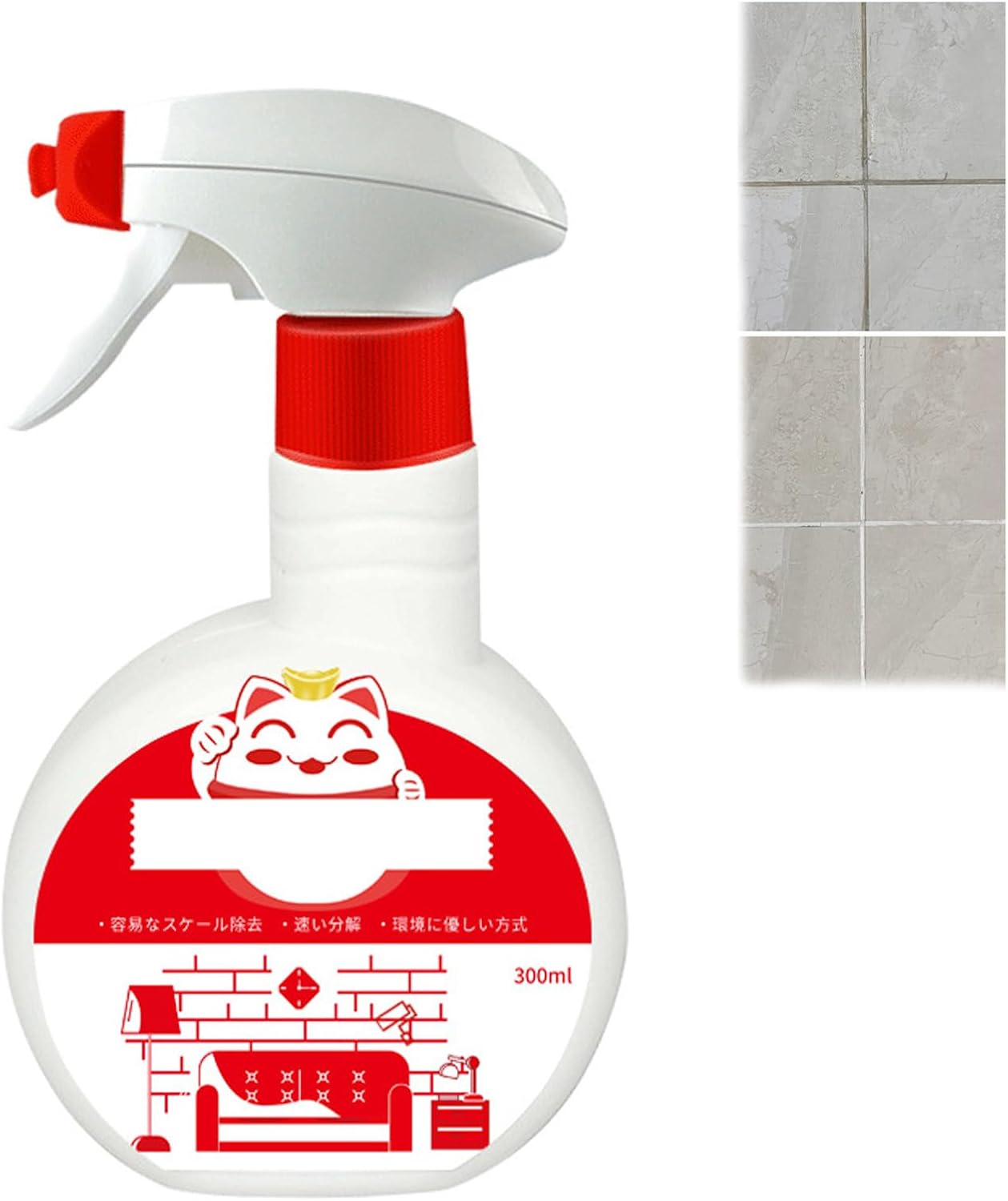 CAEPAL Floor Tile Descaling And Cleaning Artifact, Ceramic