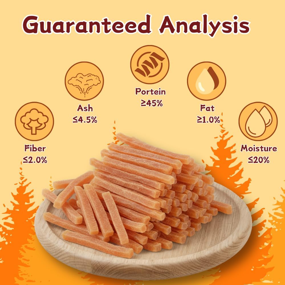 Tender Chicken Strips for Dogs, Wholesome & Simple Single Ingredient Treats,2.65 Pound