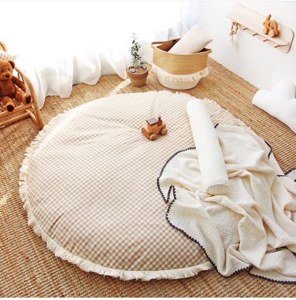 Tapis de jeu pour enfants KIKOM contre le sol froid, espace de gymnastique en coton doux