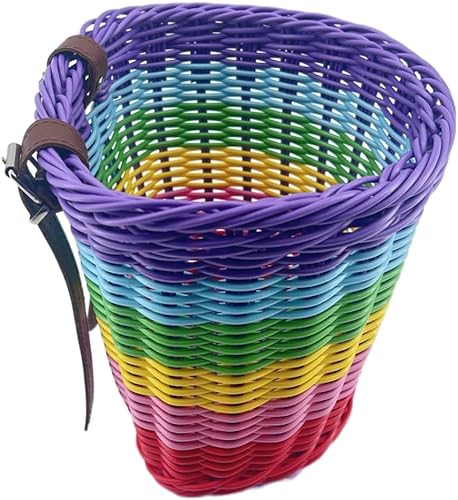 Miniatura 3 de EIRONA Bike Basket for 12-16 Kids Bicycle, Balance Bike, Tricycle,Scooter with DIY Decal