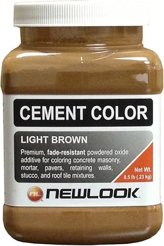 COLOR CEMENTO 0.5 lb. Color de cemento marrón claro resistente a la decoloración