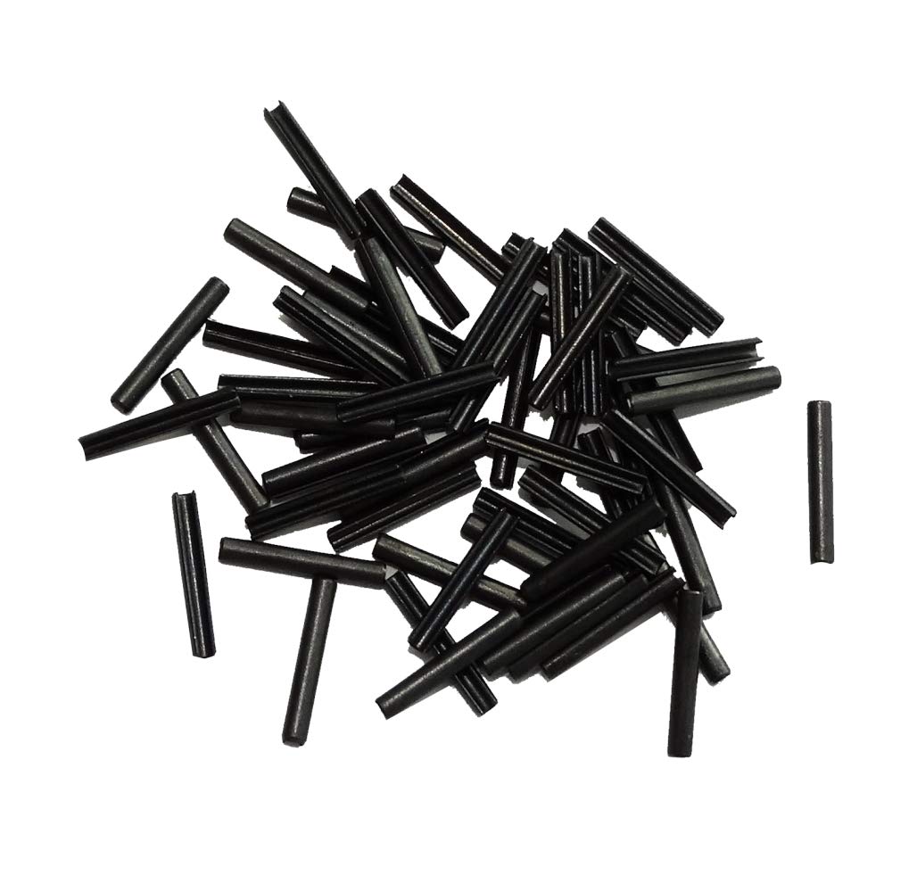 AERZETIX - Set di 50 spine elastiche Mecanindus Ø1mm - Lunghezza 8mm - Acciaio temprato - DIN1481 - C43467