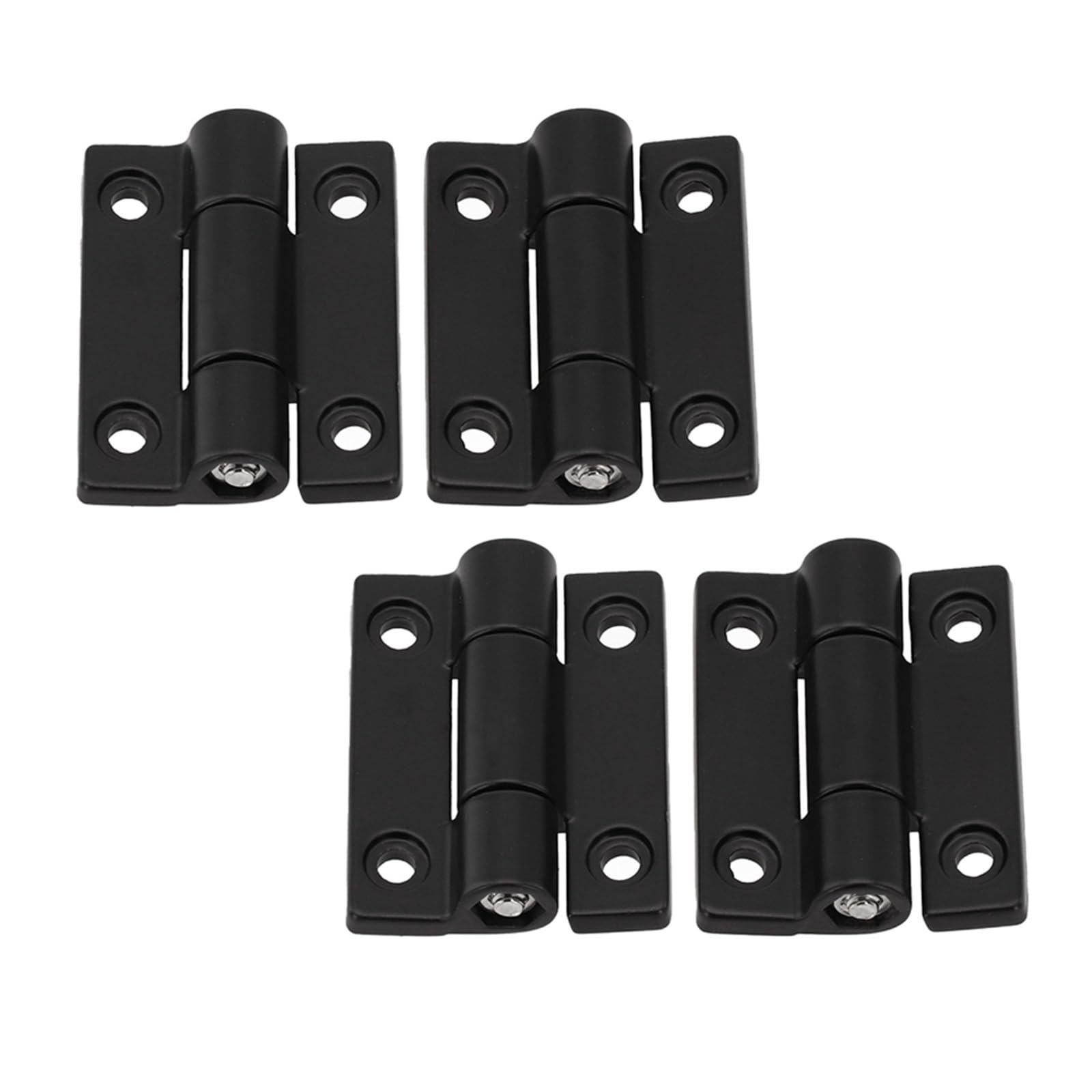 Ujzgbxqvshm Black Folding Door Hinge,4Pcs Adjustable Torque Heavy Duty Damping 360 Degree Rotation Cabinets Doors(Black)