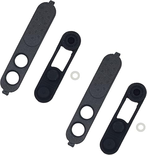 Kymate PTT - Botón de goma y bisel para Motorola Radio DEP450 CP200D XIR-P3688 DP1400 Radios portátiles Walkie Talkie Accesorios de repuesto para 2