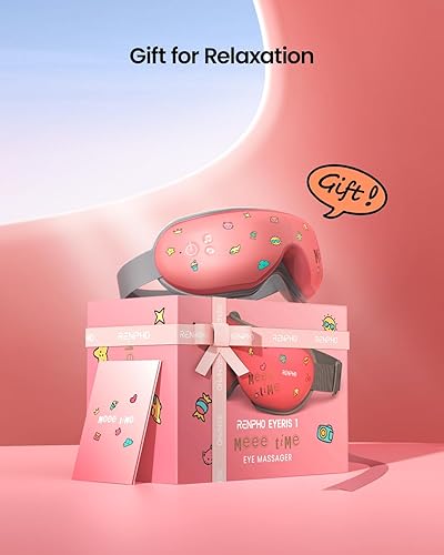 Miniatura 25 de RENPHO - Masajeador de ojos con calor, masajeador de calor recargable con música Bluetooth para relajar y reducir la tensión de los ojos, ojeras