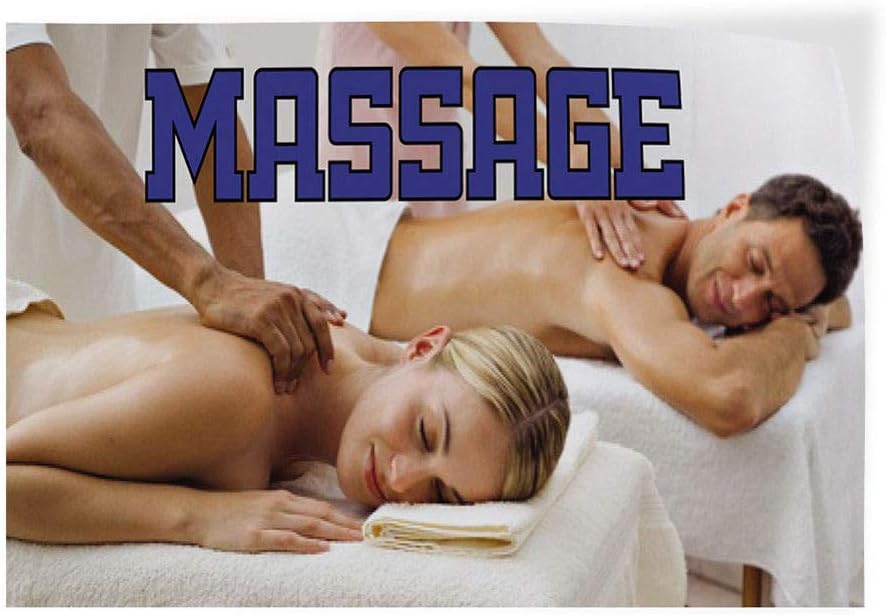 Massage #1 Indoor Store Sign Vinyl Decal Sticker 8