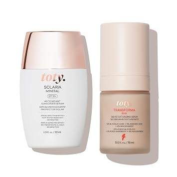 toty - Solaria Mineral SPF 50& Transforma AHA 360o Retexturizing Serum
