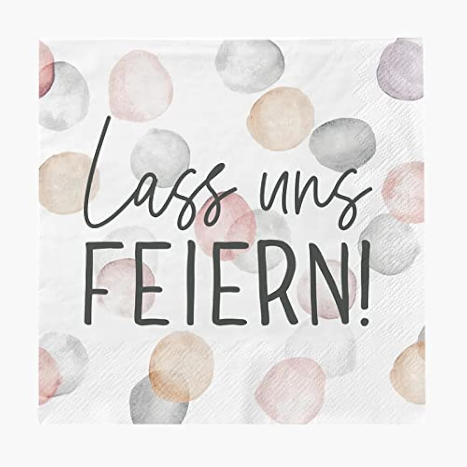 ARTEBENE Servietten 'Schön, Dass Du Da Bist' – 20 Stück, 3-lagig, 33x33 Cm, Recyceltes Papier