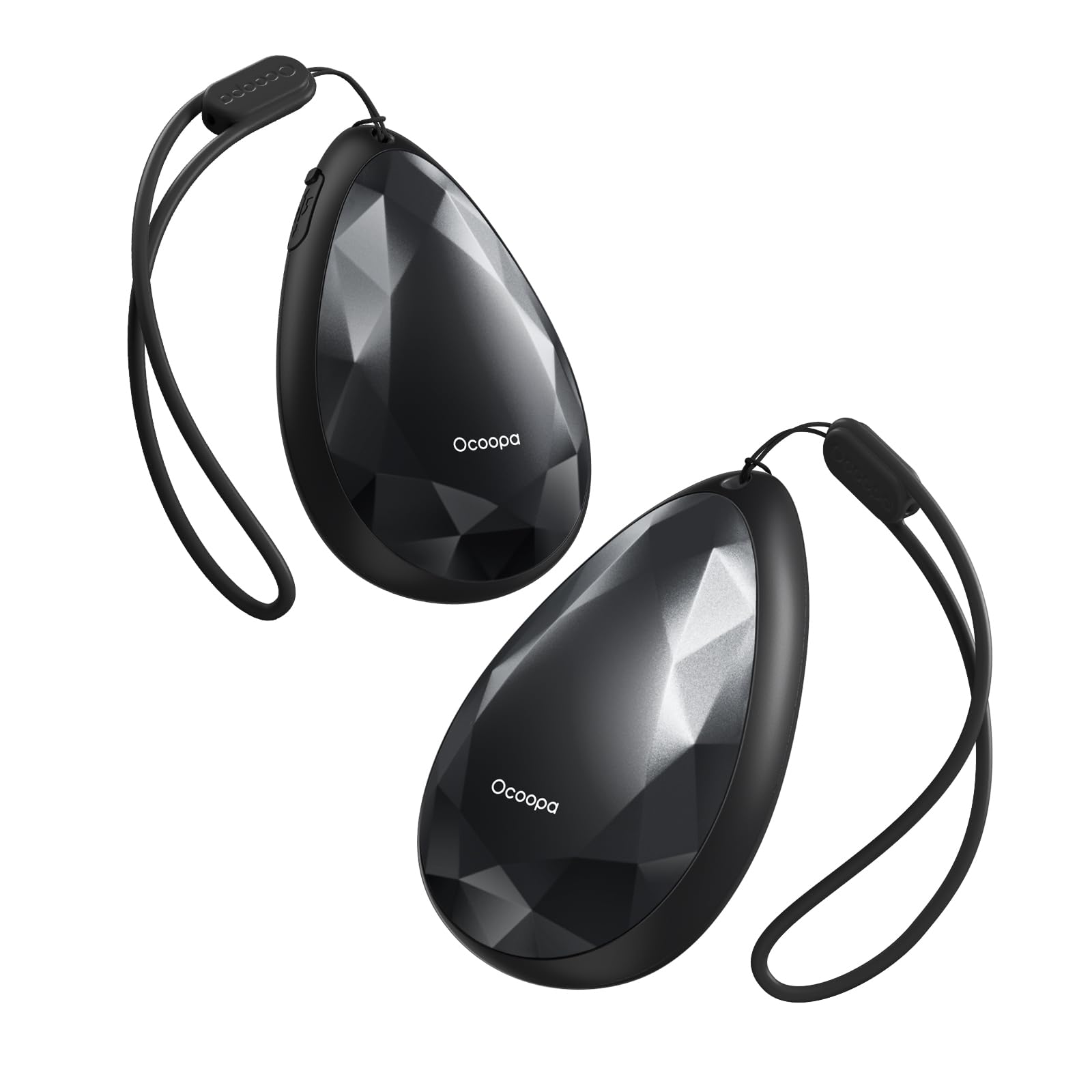 OCOOPA Donna Scaldamani Elettrico 2 Pezzi, Portatili, Eleganti, Forma Diamante Magnetica, Scalda Mani USB Ricaricabili 4000mAh, 3 Livelli, Regalo Tech Natale Raynaud, Trekking, Campeggio, UT4 Rare