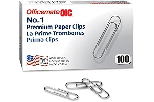 Officemate Standard Coated Paper Clips