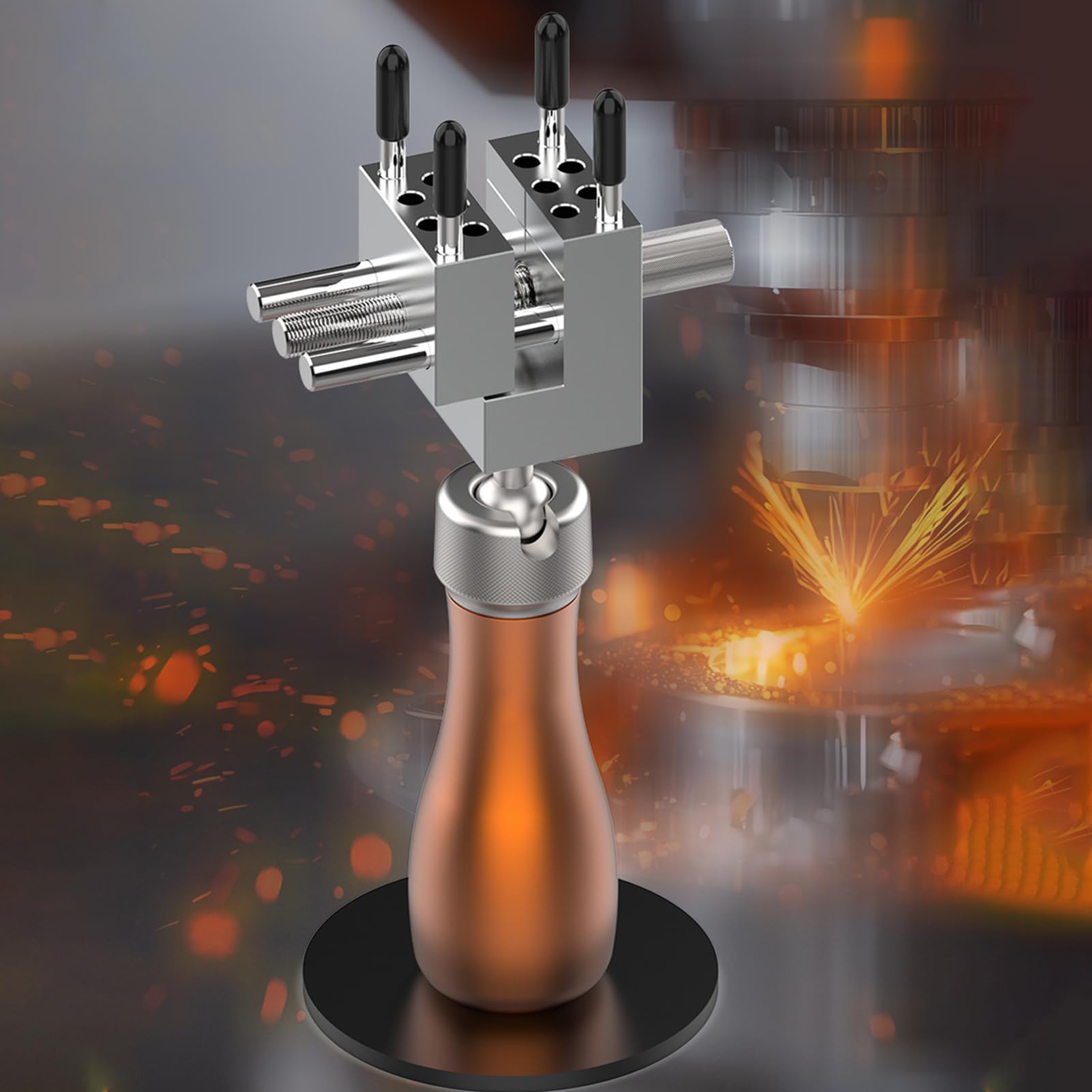Mini - Morsetto da tavolo per modellismo, postazione di lavoro portatile | con regolabile, ideale per attività di precisione, perfetta per modellismo, creazione di gioielli, lavorazione del legno