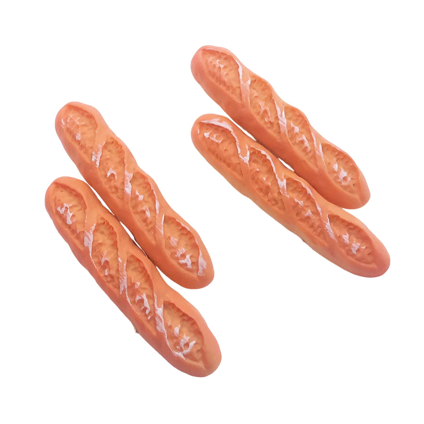2PCS Long Bread Hair Clips Funny Hairpins Duckbill Hair Accessories for Women Girls