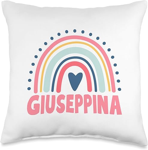 Miniatura 4 de Giuseppina Name Custom Woman Myth Legend Pink Birthday Party Throw Pillow, 18x18, Multicolor
