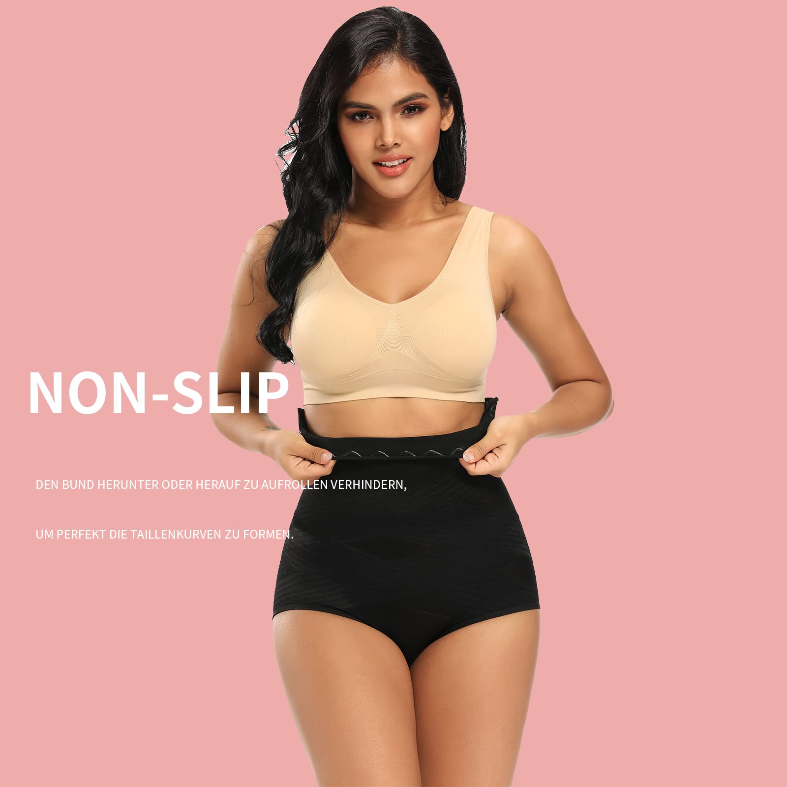 WOWENY Shapewear Damen Bauchweg Unterhose Damen Miederhose Hohe Taille Miederslip Figurformende Unterwäsche stark formend für Kleid/Hose/Leggings/Rock