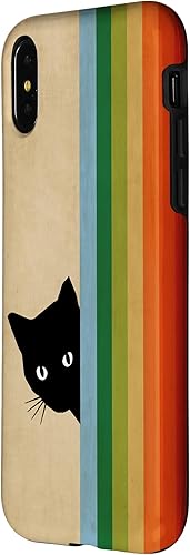 Miniatura 8 de Carcasa para iPhone 11, diseño de gatito, color negro