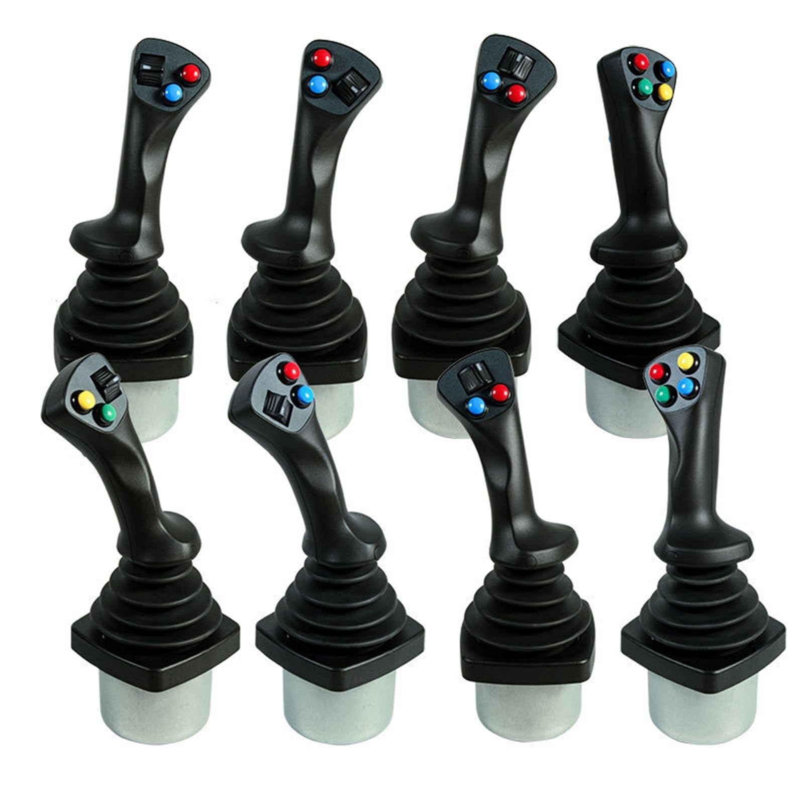 NGTFDCP Manette Joystick, 82A87 Industriel, Poignée Spéciale Pour Bulldozers, Niveleuses Et Véhicules De Machines Construction pour la maison(DC 5V output 0-5V)
