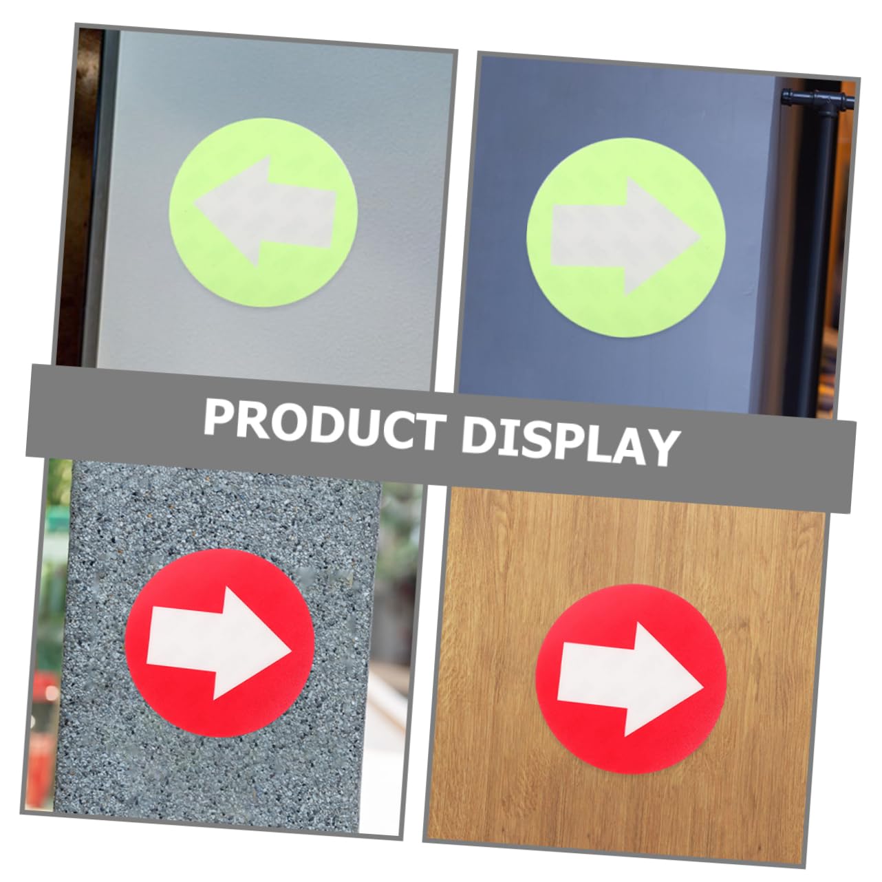 BESPORTBLE Richtungsaufkleber Reflektierende Markierung Gartenschild Camping-jagdmarkierungen Reflective Directions Pfeilrichtungsmarkierung Selbstklebender Pfeilmarker