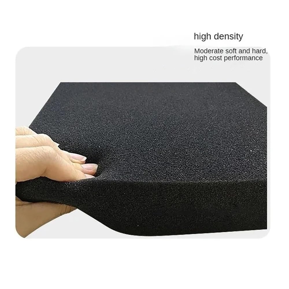 Feuille De Mousse Haute Densité - Insert Antichoc Découpable Pour Boîte À Outils, 1 Pièce (30x30cm À 50x30cm), Noir - Rembourrage Pour Un Stockage Et Un Transport Sécurisés(L40cm x W35cm,Thick 9cm)