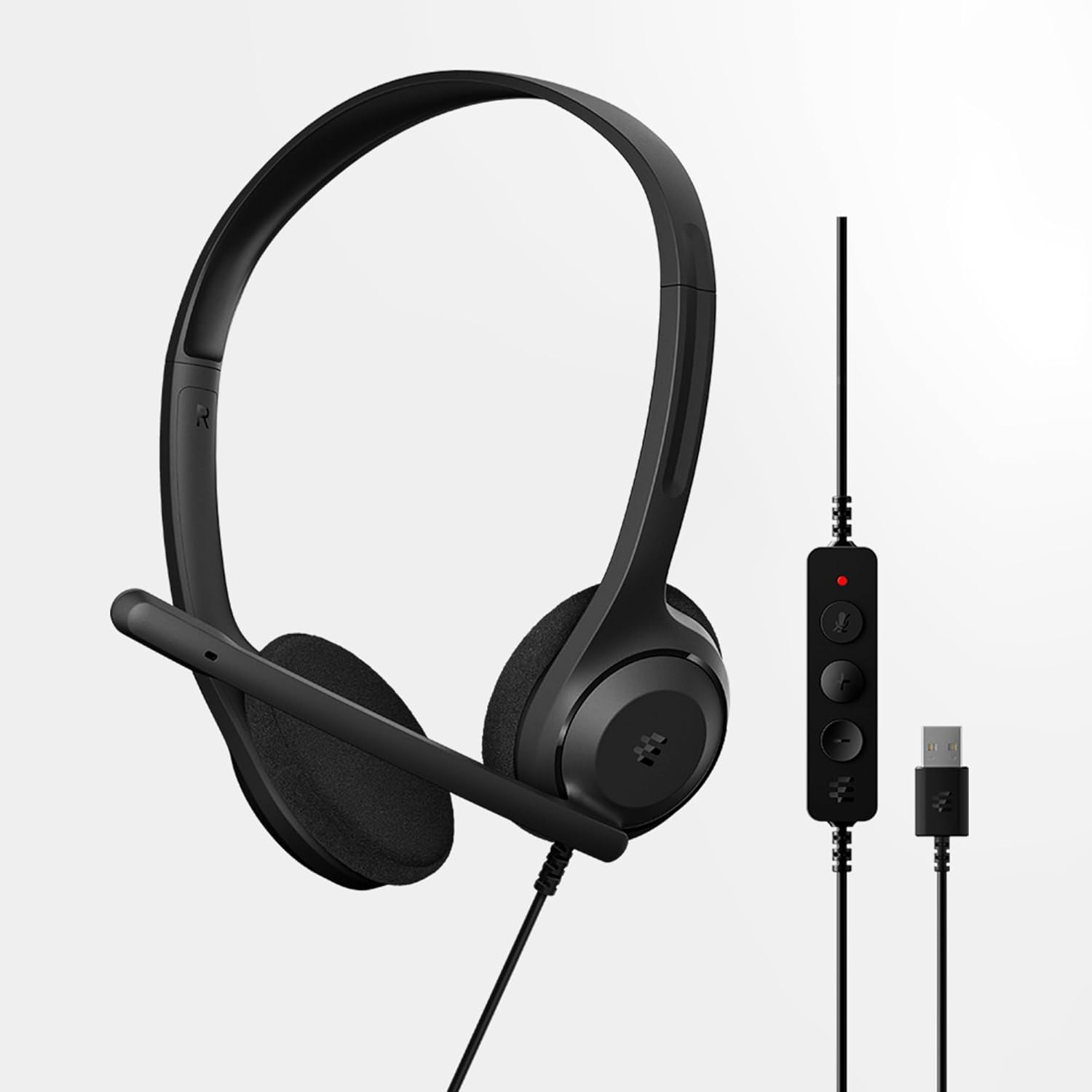 EPOS C1 USB A Wired Business Headset – Noise-Canceling Mic, Enhanced Audio Clarity, On-Ear Comfort, Chrome Certified, Plug-and-Play, Ideal for PC, Laptop, Office & Remote Work, Wired Headphones EPOS C1 USB A Wired Business Headset – Noise-Canceling Mic, Enhanced Audio Clarity, On-Ear Comfort, Chrome Certified, Plug-and-Play, Ideal for PC, Laptop, Office & Remote Work, Wired Headphones