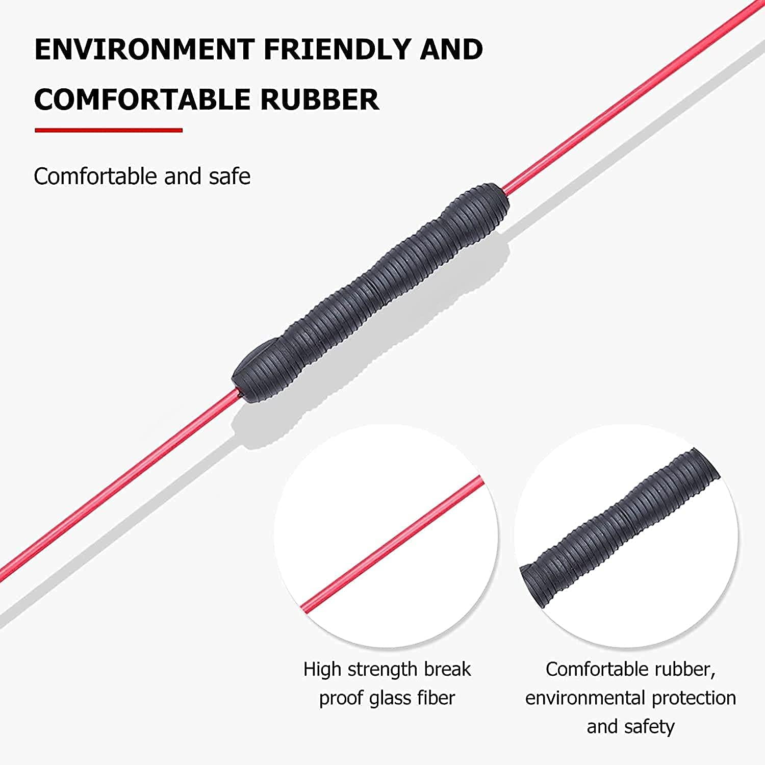 Asta elastica Bar fitness Asta elastica staccabile Barra fitness vibrante staccabile da 160 cm, asta elastica per aerobica per allenamento della forza, barra flessibile elastica per tremore, barra per
