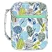 G-LEAF Bible Cover Case/Book Cover Floral Pattern with Handle Fits for Standard Size Bible,7.5x10x2.5 in