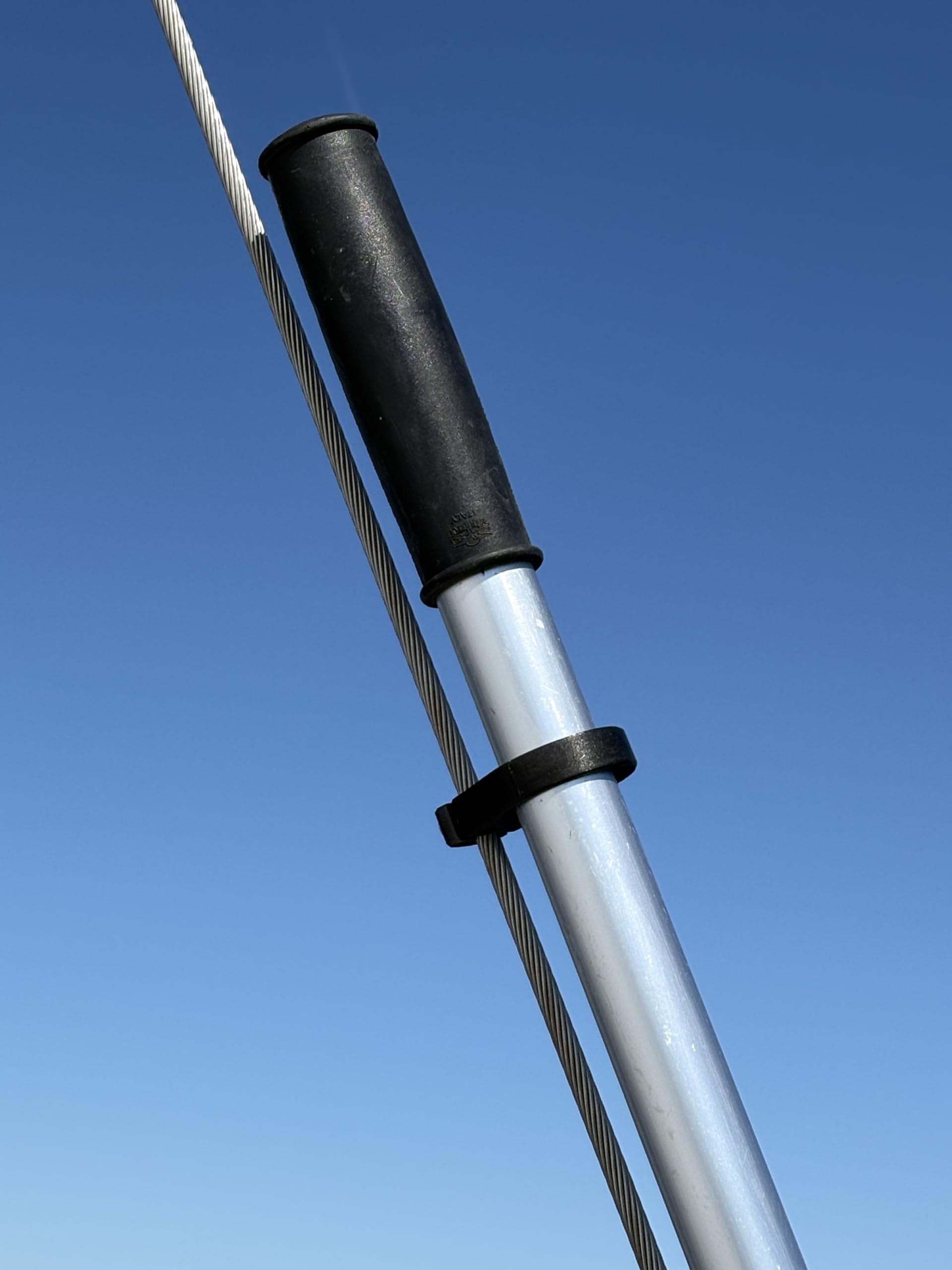 Generisch Bootshakenhalter für Wanten 5-10 mm, Bootshakenhalterung, Wantenhalterung, Halter für Bootshaken, Carbon