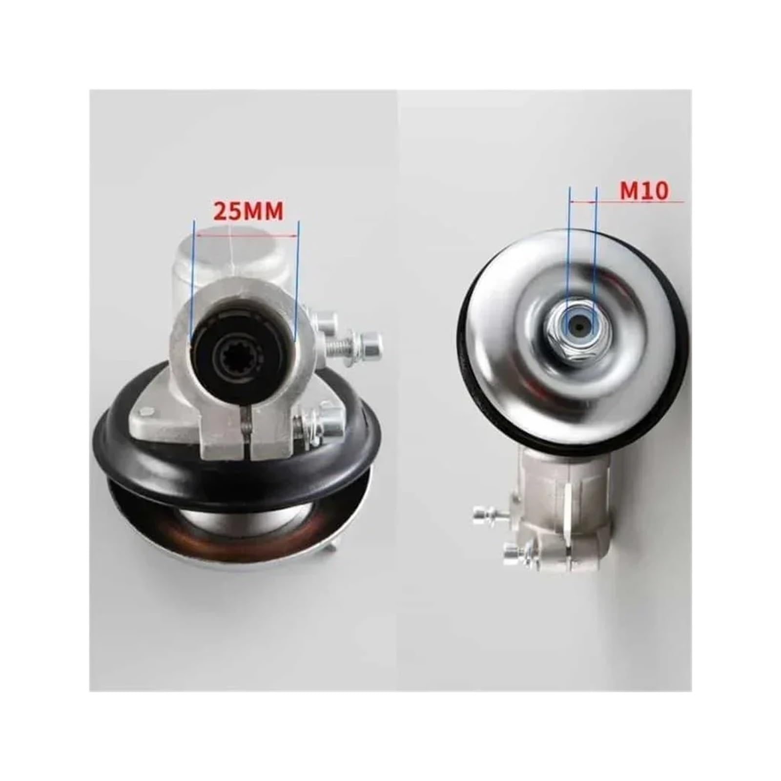 Testa di ricambio per decespugliatore per diametro 25-25,4 mm, compatibile con Spline 4T, 7T, 9T, 10T, ideale per attrezzi da giardino