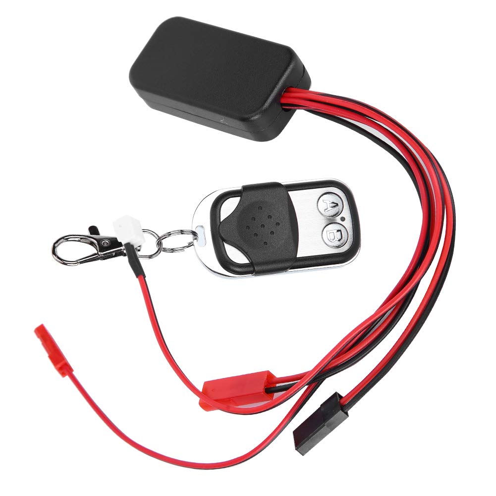 VGEBY Verricello RC, Simulato e Adattabile per Modelli 1/10, Controller per Verricello con Presa Universale, for Appassionati di Modellismo Auto Radiocomandata e Simulazione Soccorso Fuoristrada