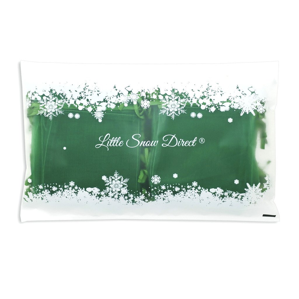 Little Snow Direct 50pcs 9 x 12cm Organza Gift Bags Wedding Favour Bags Jewellery Pouch (emerald, 50)