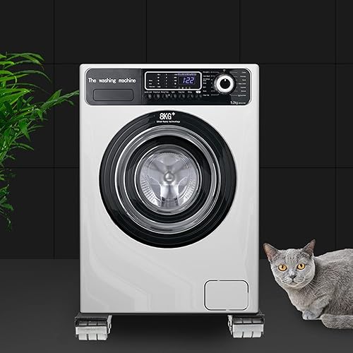 Miniatura 2 de Rodillos extensibles resistentes para electrodomésticos, soporte de base de lavadora móvil, 661.4 lbs, 24 ruedas, rodillo extensible para lavadoras,