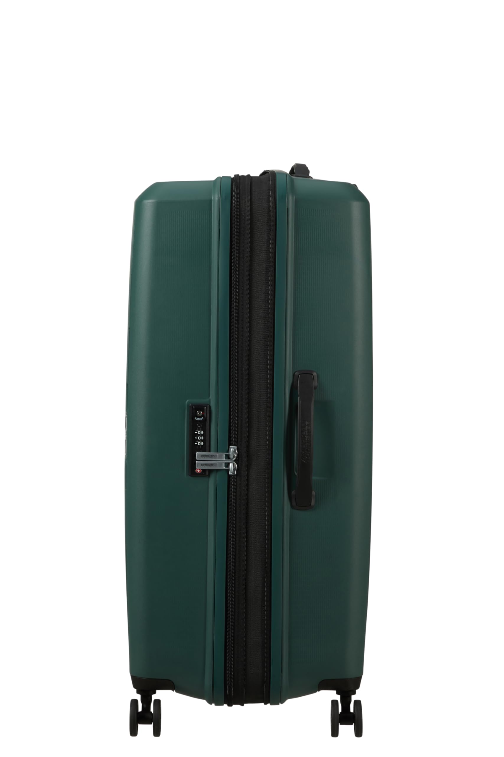 American Tourister Aerostep - Spinner L, Valigia Espandibile, 77 cm, 101.5/109 L, Verde (Foresta Scura)