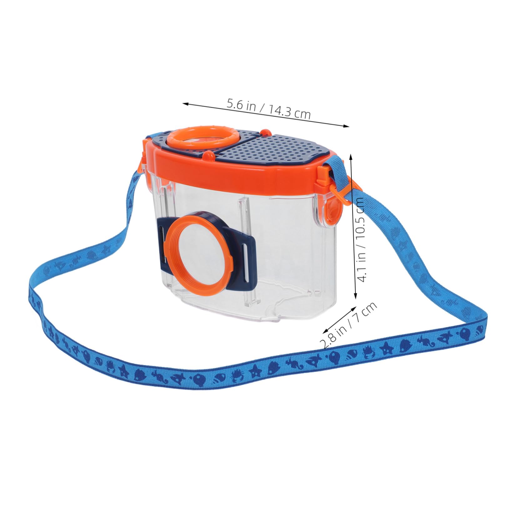 ORFOFE 1 Set Household Magnifying Jar with Transparent Cage Convenient Viewer for Science Experiments Outdoor Exploration and Learning Activities Portable Box