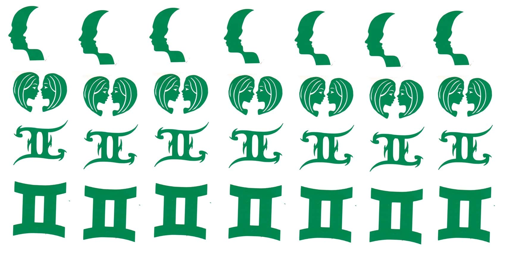 Gemini Collection (Gemini Stickers GREEN)