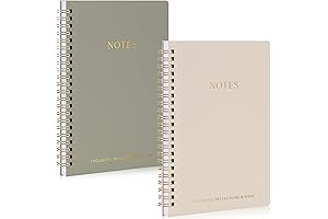Aesthetic Spiral Notebook Set for Bible Study or Journaling
