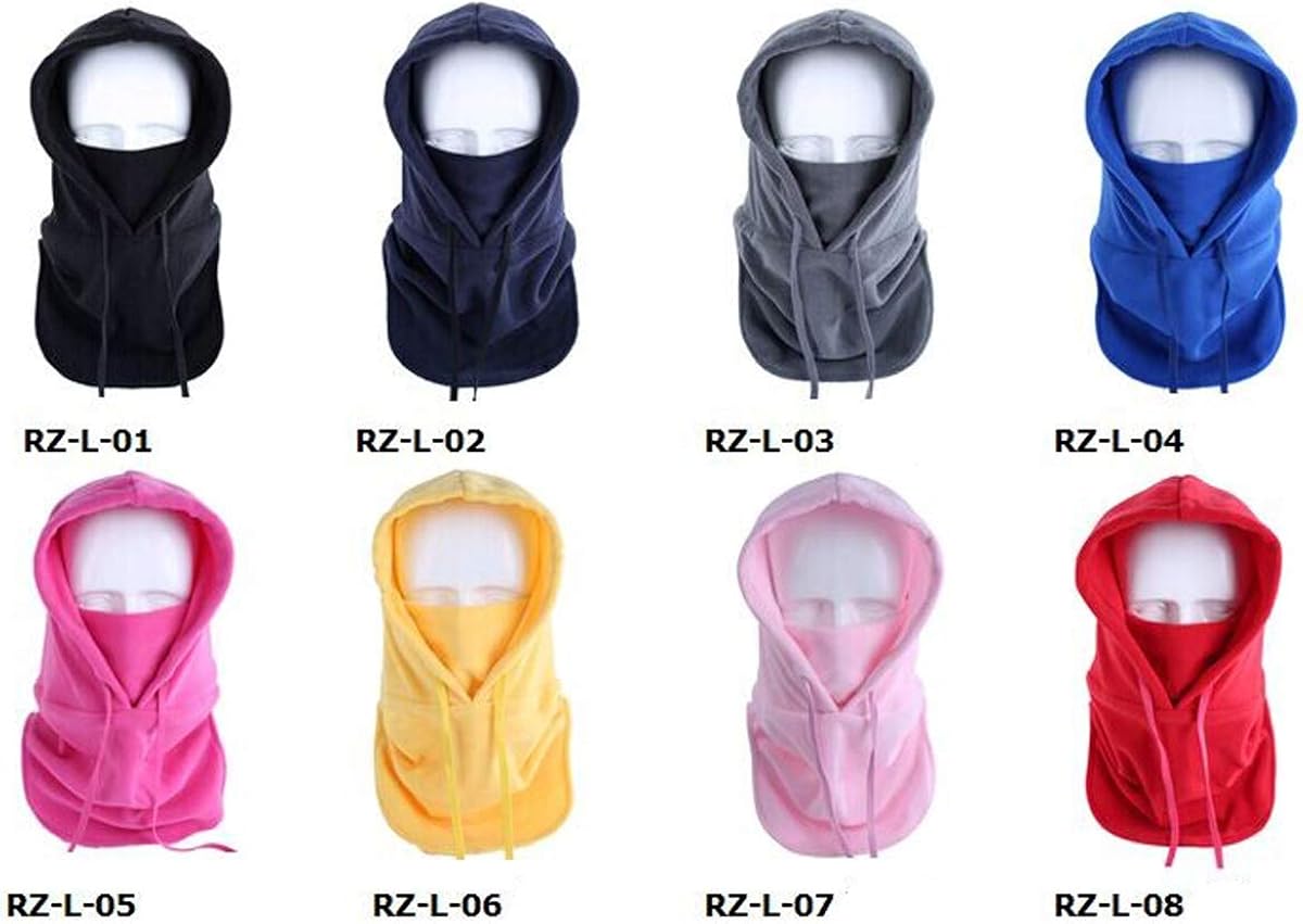 Vista 3 de Pasamontañas máscara de esquí cuello polaina máscara de frío para la caraa prueba de viento capucha máscaras