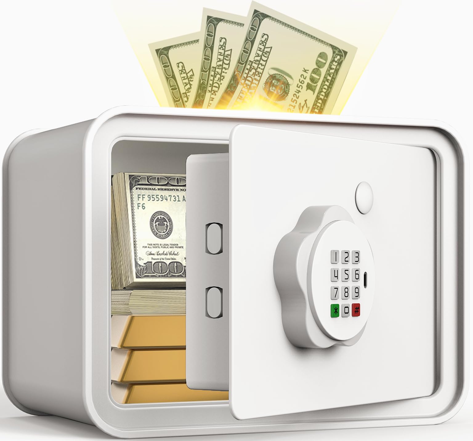 Photo 1 of PATRON Mini Safe Box - White