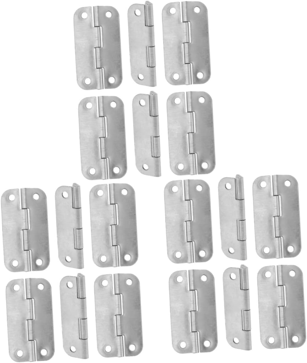 ABOOFAN 3sets 6pcs Cooler Stainless Steel Hinges Replacement Kit for Ice Chests Lightweight and Compact Design for Easy Installation and Enhanced Convenience 6pcs*3