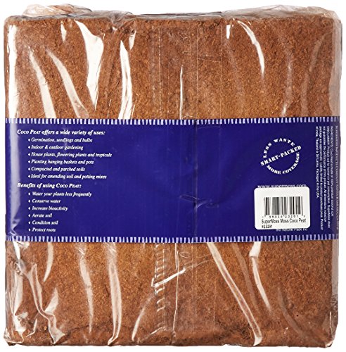 Super Moss (23291) Coco Peat Soil, Small Bale (2.33 ft3)